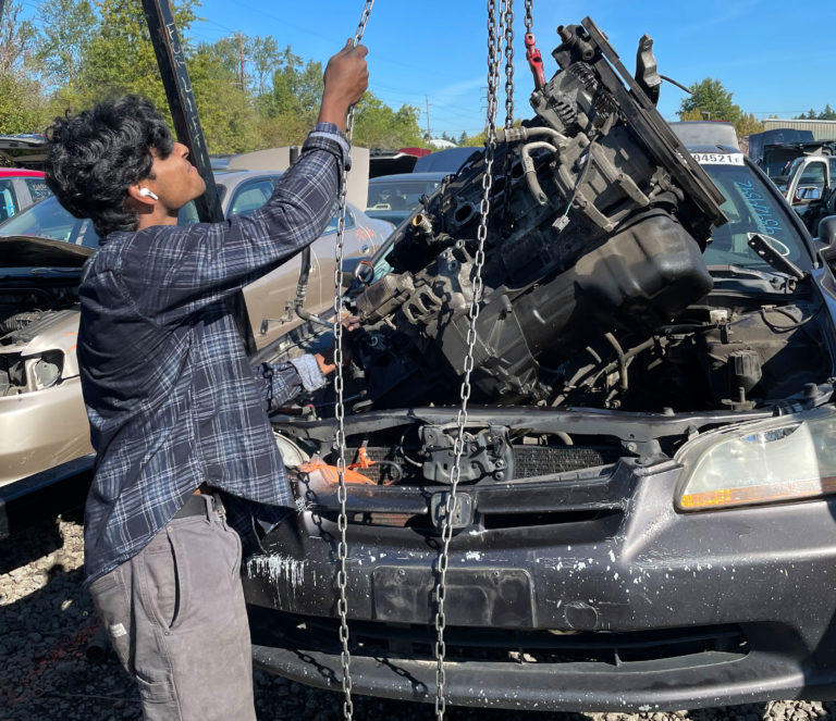 Senior Rebuilds Car for School Credit